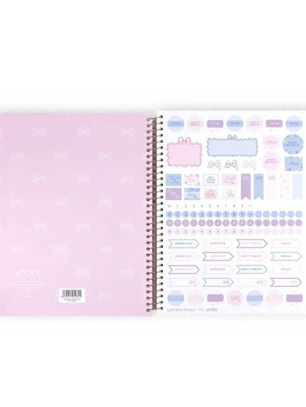 NEW LoveShackFancy x Target Yoobi 2026-2027 Student Planner - Blooming Heirloom